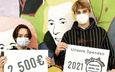Dezember 2021: Spendenüberweisungen 2020 und 2021